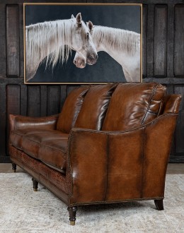 Calexico Leather Sofa