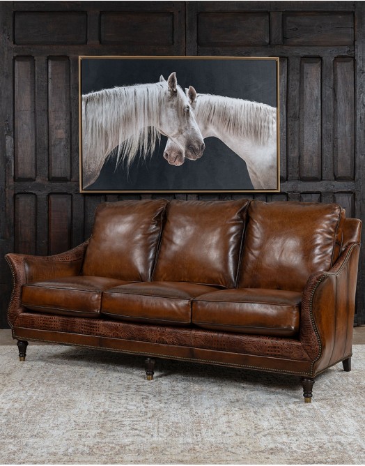 Calexico Leather Sofa