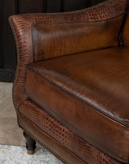 Calexico Leather Sofa