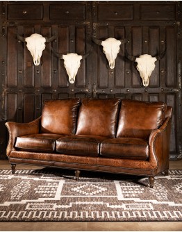 Calexico Leather Sofa