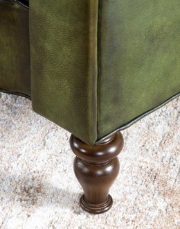 Carson Olive Leather Chesterfield Sofa Carson Olive Leather Chesterfield Sofa