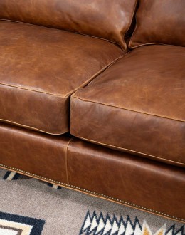 Cattleman Leather Sofa