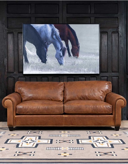 Cattleman Leather Sofa