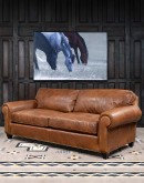 Cattleman Leather Sofa