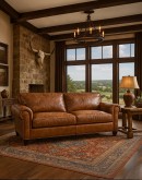 Cattleman Leather Sofa