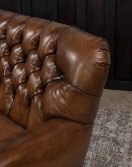 Colt Tufted Leather Sofa