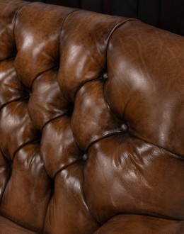 Colt Tufted Leather Sofa