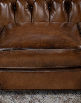 Colt Tufted Leather Sofa