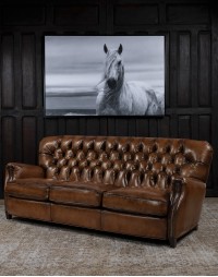Colt Tufted Leather Sofa