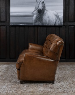 Colt Tufted Leather Sofa