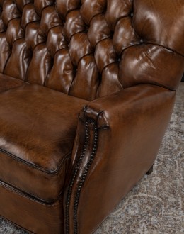Colt Tufted Leather Sofa