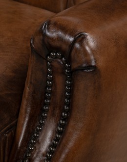 Colt Tufted Leather Sofa