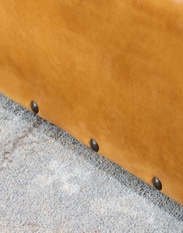 Denver Leather Sofa small modern style tan leather sofa,sofa with saddle leather