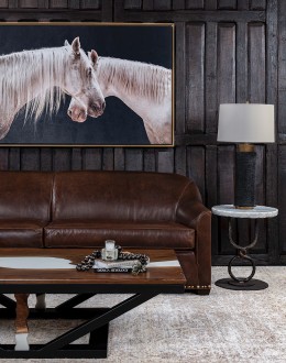 Doc Brown Leather Sofa