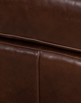 Doc Brown Leather Sofa