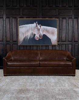Doc Brown Leather Sofa