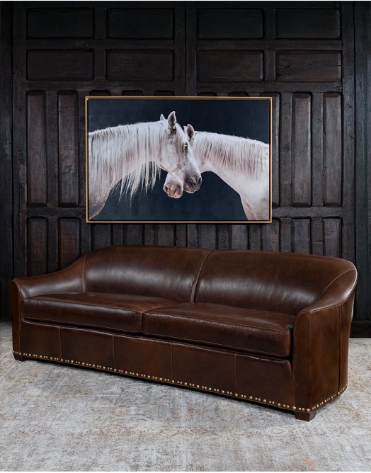 Doc Brown Leather Sofa