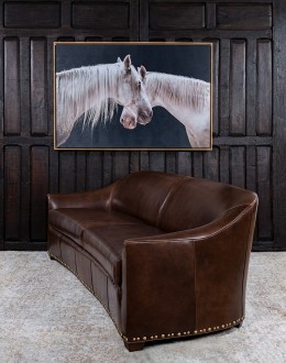 Doc Brown Leather Sofa