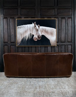 Doc Brown Leather Sofa