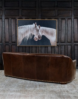 Doc Brown Leather Sofa