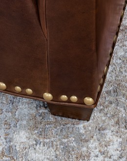 Doc Brown Leather Sofa