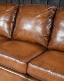 modern rustic style leather sofa,modern rustic sofa with saddle leather