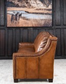 modern rustic style leather sofa,modern rustic sofa with saddle leather