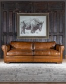high quality modern rustic style leather sofa