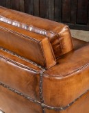 high quality modern rustic style leather sofa