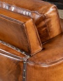 high quality modern rustic style leather sofa