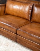 high quality modern rustic style leather sofa