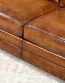 high quality modern rustic style leather sofa