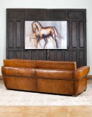 high quality modern rustic style leather sofa