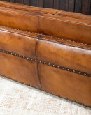 high quality modern rustic style leather sofa