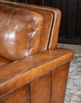 Emerson Bark Leather Sofa Emerson Bark Leather Sofa