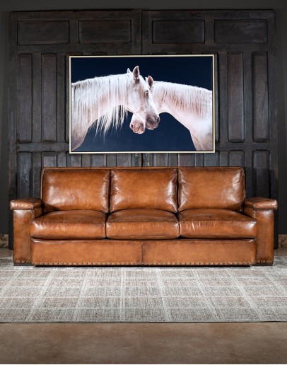 Emerson Bark Leather Sofa Emerson Bark Leather Sofa