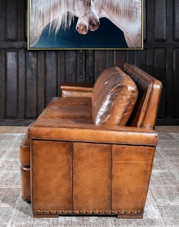 Emerson Bark Leather Sofa Emerson Bark Leather Sofa