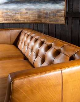 high quality leather chesterfield sofa, remington tanner furniture,chesterfield sofa with saddle leather