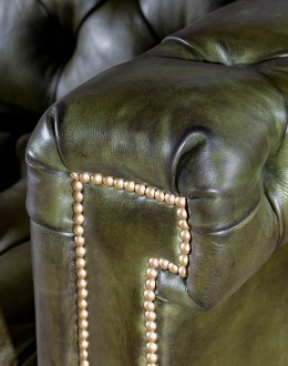 oliver tufted leather sofa