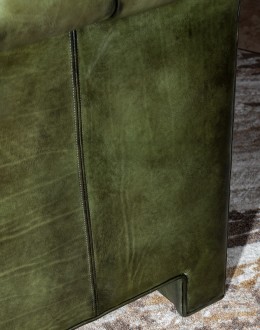 oliver tufted leather sofa