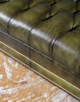 oliver tufted leather sofa