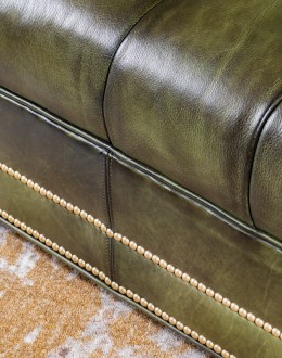 oliver tufted leather sofa