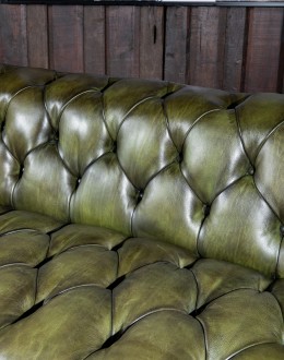 oliver tufted leather sofa