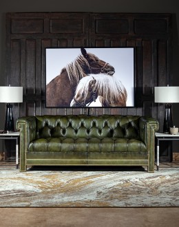 oliver tufted leather sofa