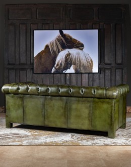 oliver tufted leather sofa
