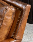 modern rustic style leather sofa,modern rustic sofa with saddle leather