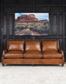 modern rustic style leather sofa,modern rustic sofa with saddle leather