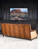 modern rustic style leather sofa,modern rustic sofa with saddle leather