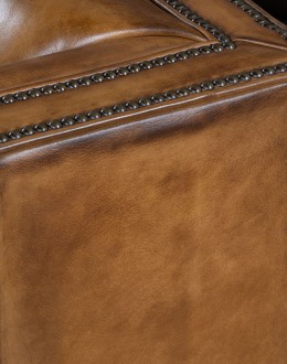 Kingston Tufted Leather Sofa