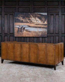 Kingston Tufted Leather Sofa